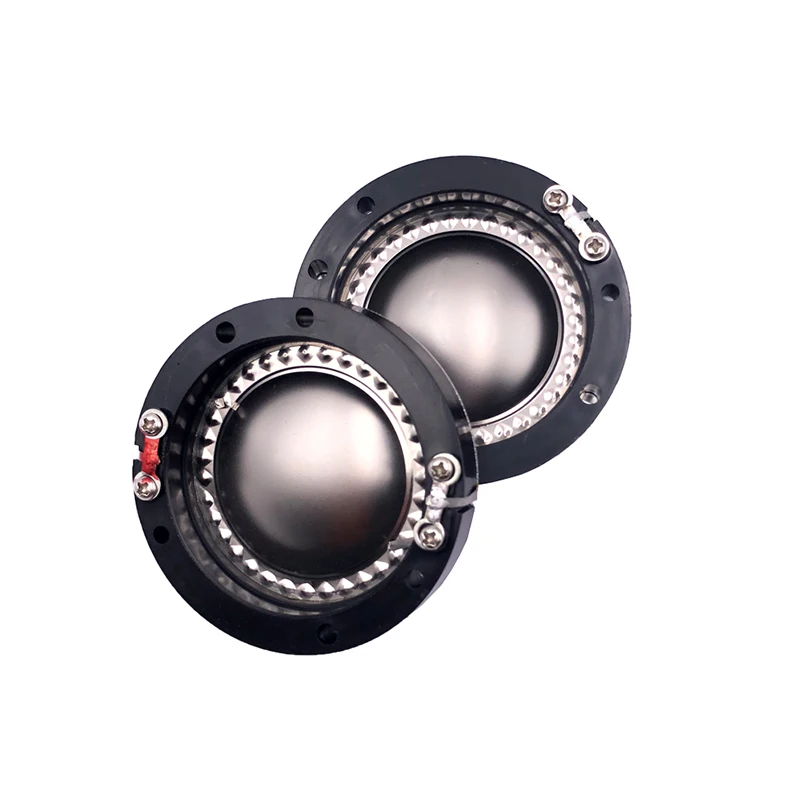 Tenghong 2 قطعة 44.4 مللي متر ثلاثة أضعاف صوت لفائف التيتانيوم فيلم الأسلاك النحاسية المستديرة ل مكبر الصوت المتكلم إصلاح أجزاء الملحقات الجمعية لتقوم بها بنفسك