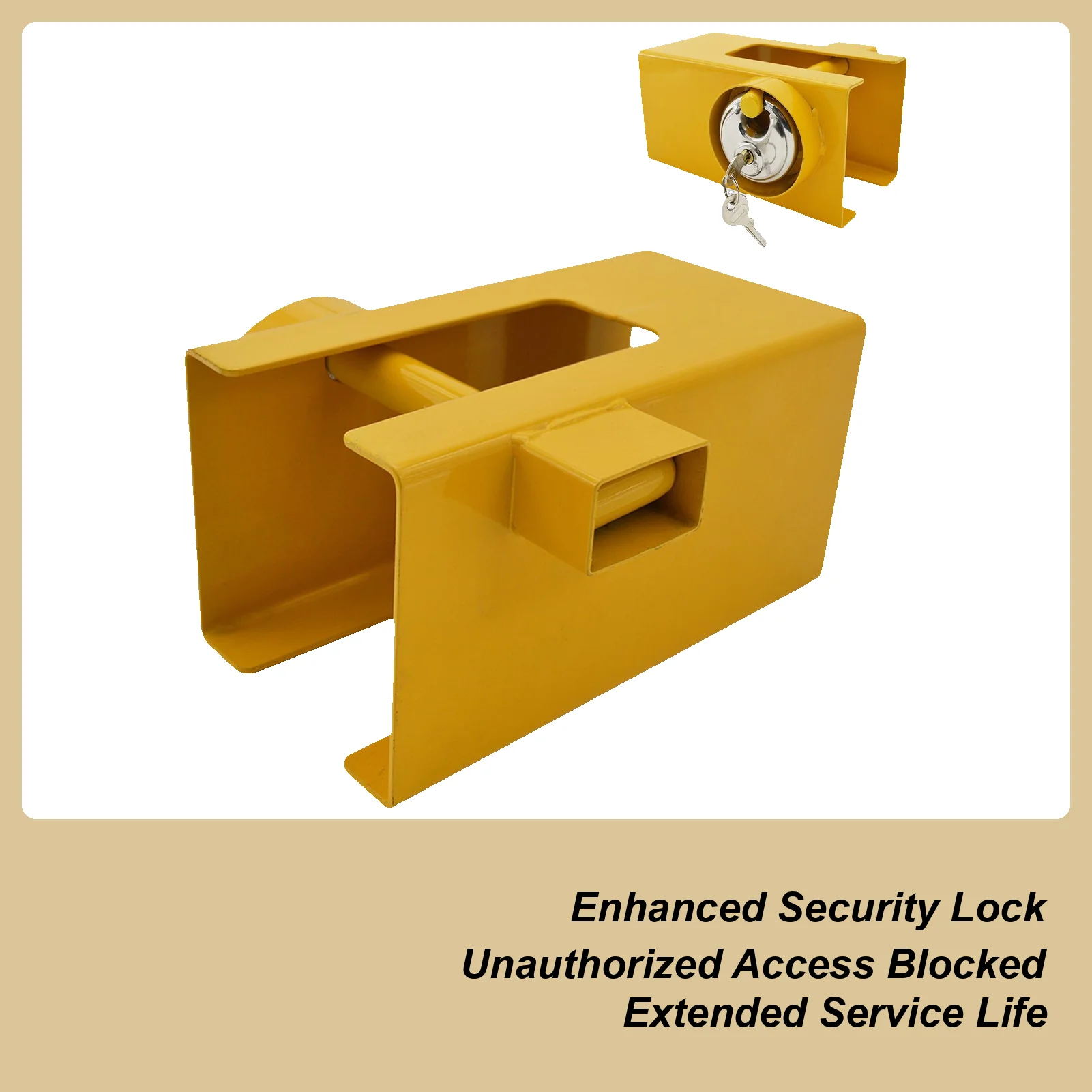 

Tongue Lock For Trailer Hitch Universal Stainless Steel Heavy Duty Tools Trailer Pin Lock For Cargo Door Container Equipment