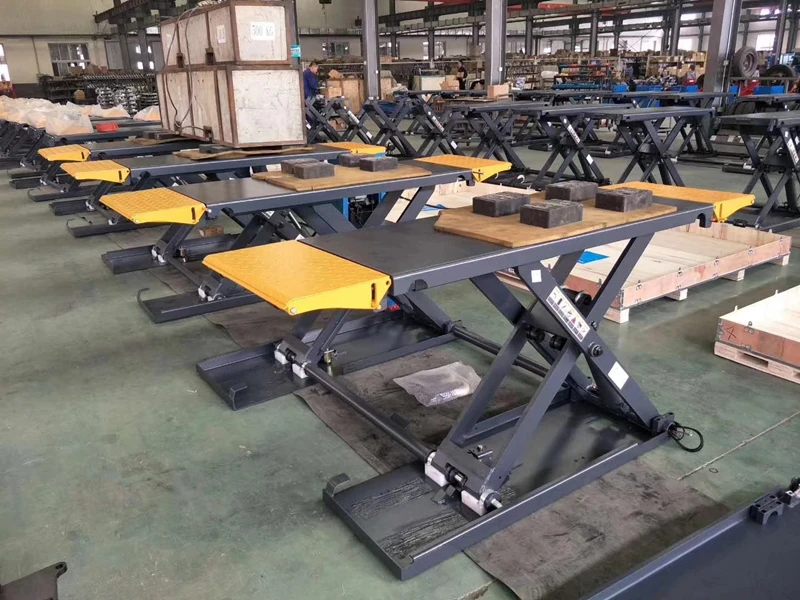 Quick Jack Car Scissor Lift Median Moving Shear Movable Auto Lift High Quality Auto Shop Parts Accessories