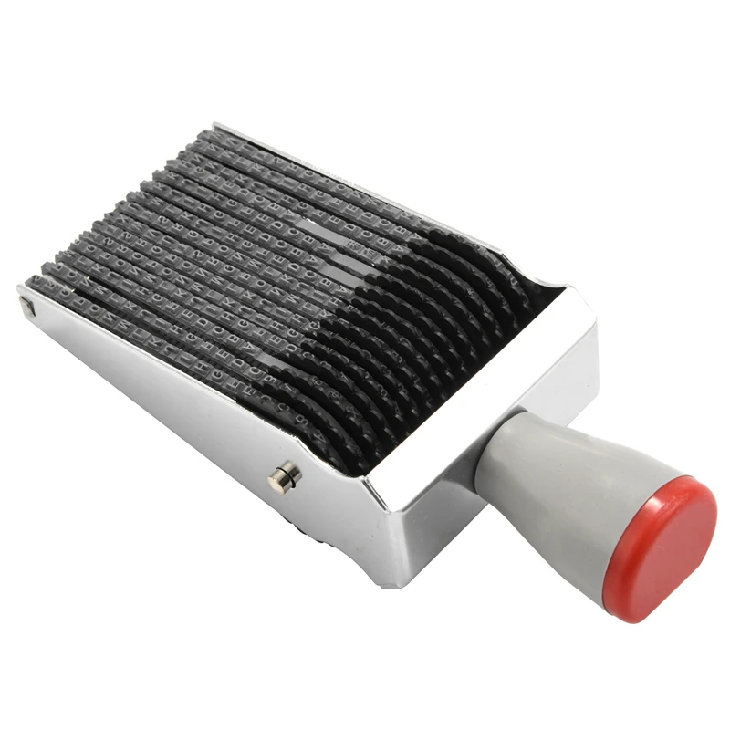 Tampon en caoutchouc roulant alphabet à 15 chiffres, multi-usages, lettre anglaise, numéro, gaufrage, bricolage, scrapbooking, rouleau, papeterie