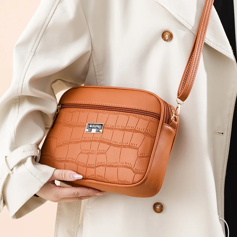 2025 Spring New Simple and High End Light Luxury Mom Bag Fashion Versatile Large Capacity Crossbody Cross Border Fashion Handbag