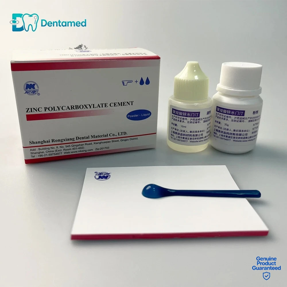 3.5g Extra Strong Gentle Dental Zinc Polycarboxylate Cement for Permanent Crown Bridge Denture Luting - Biocompatible Material