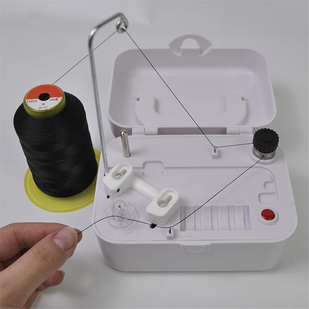 

Electrical Bobbin Winder Sewing Machine Universal Bobbin Winder for Embroidery Home Use Wool Thread Ball DIY Tool KitsHUG