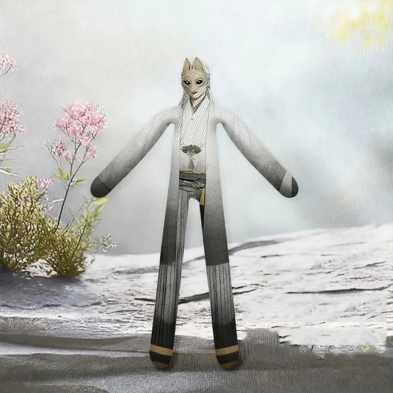 لعبة SILENT HILL F Shimizu Hinako Fox Mask تأثيري دمية مجردة نحيلة الملتوية شكل القطن دمية غرفة الديكور