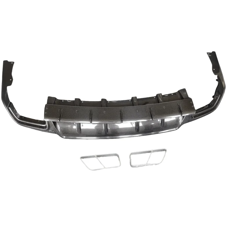 Levante High Quality Carbon Fiber Rear Diffuser Rear Splitter Rear Bumper Lip for Maserati Levante