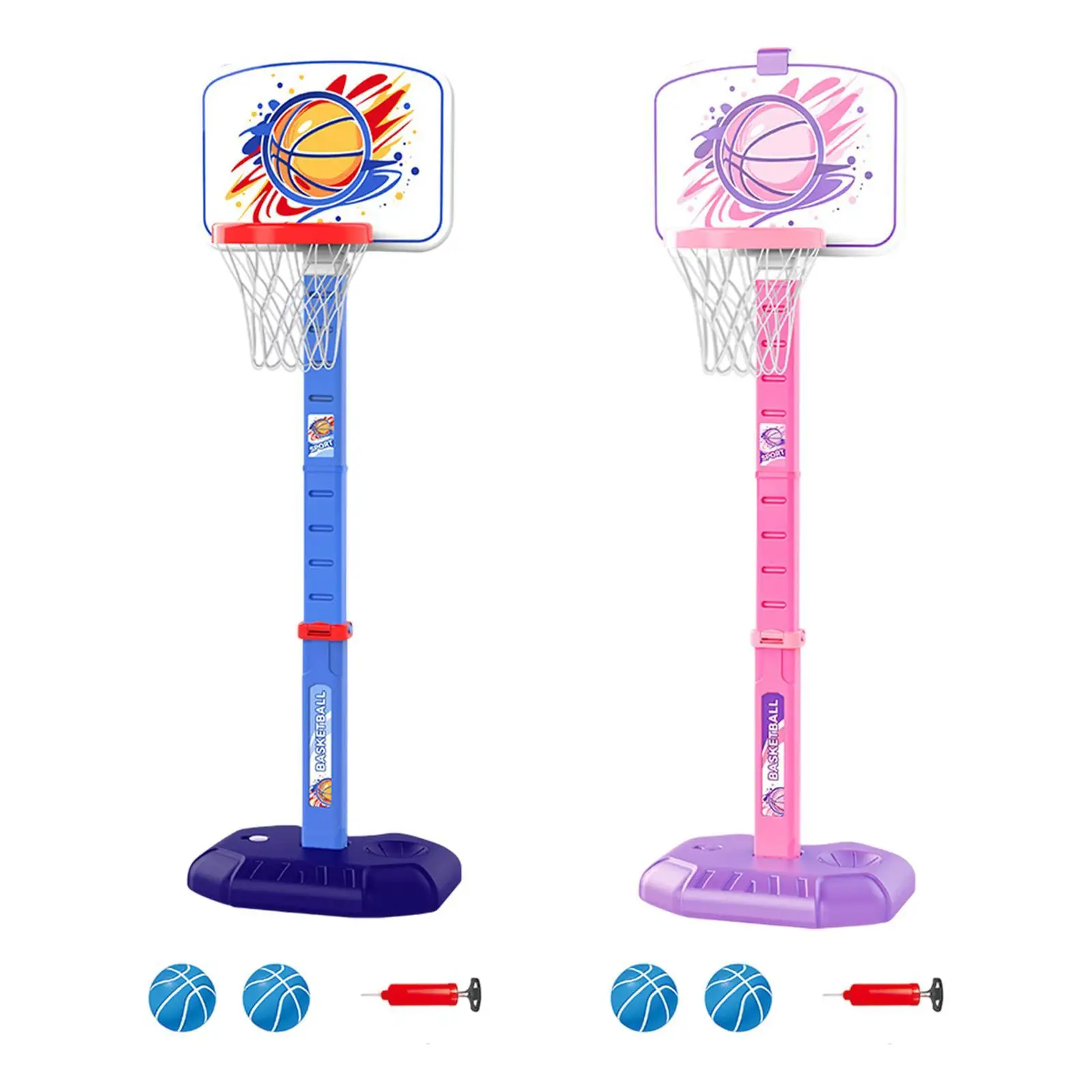 Kids Basketball Hoop and Ball Set Interaction Game Toys Gatherings for Boys and