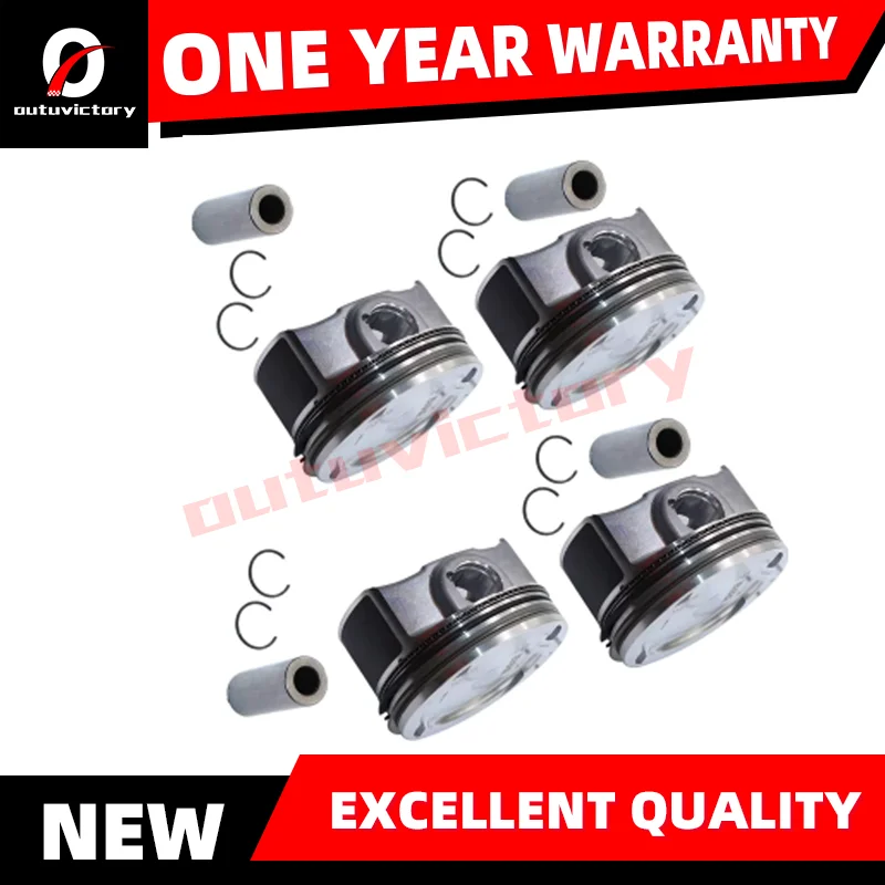 

A Set(4PCS) Engine Pistons Ring Set Pins 25198520 Fit For Chevrolet Buick Cruze Trax Encore 1.4 Turbo LE2 Car Accessories