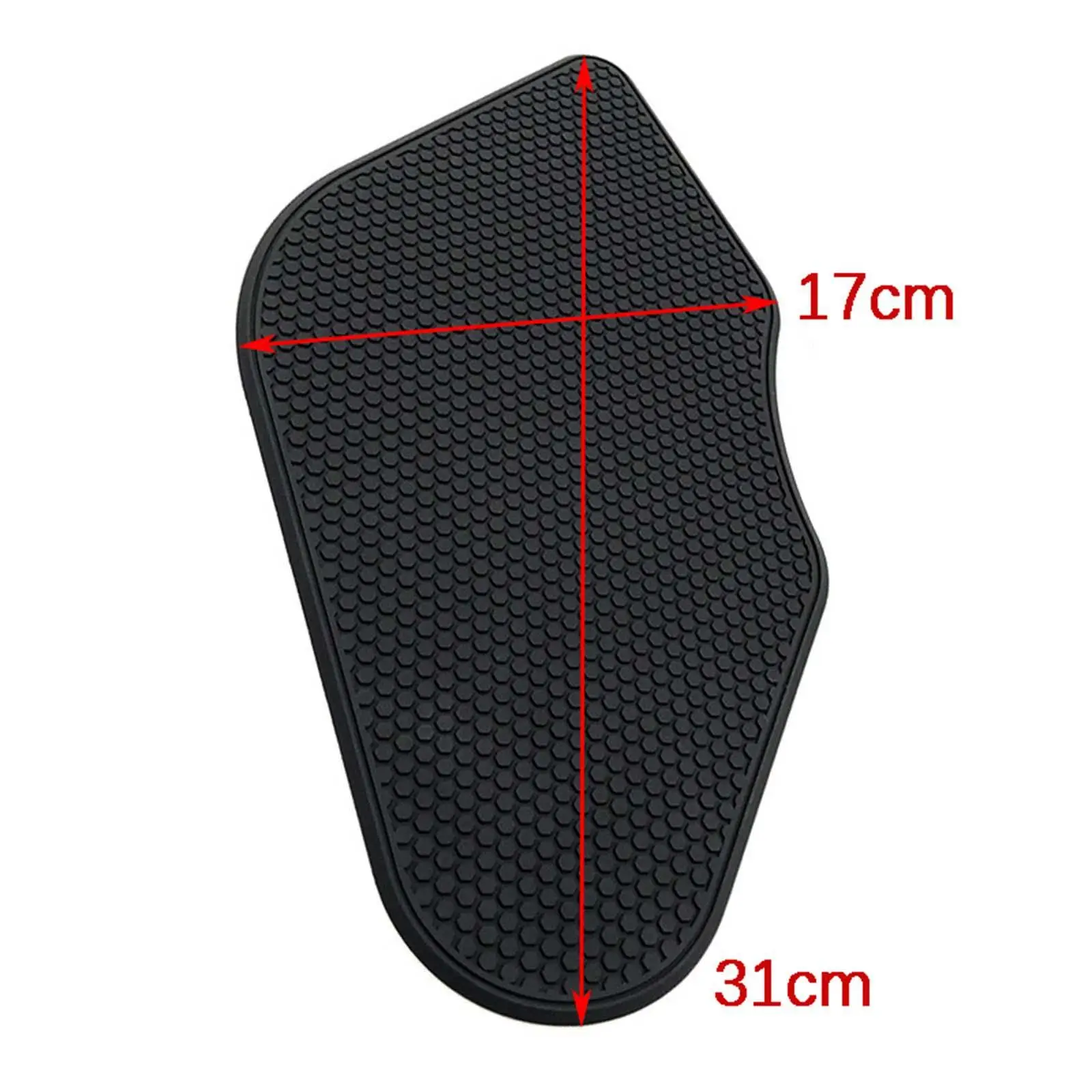 2Pcs Motorcycle Tank Pad Protection Wear Resistant Black Decoration Gas Tank image 6