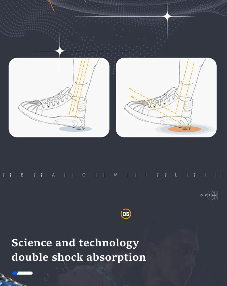 1 Paar höhenvergrößernde Einlegesohlen für Füße, PU-Memory-Schaum-Schuhpolster, atmungsaktive orthopädische Fersenlift-Einlegesohle für die Sport-Laufpflege – Detail 8