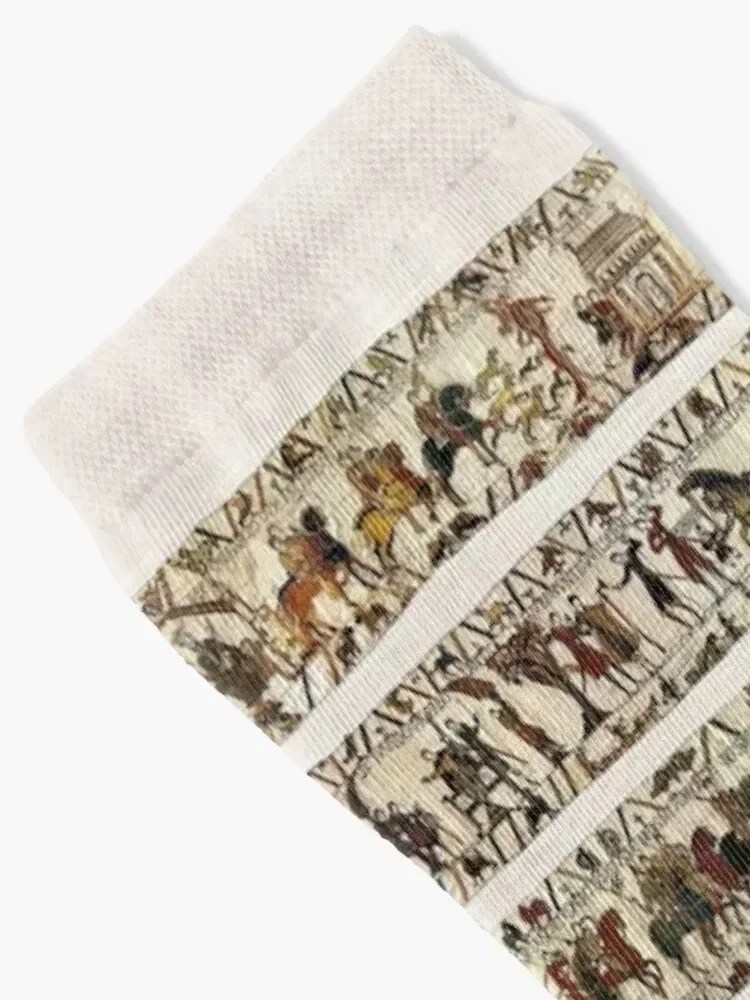 The COMPLETE Bayeux Tapestry Socks winter colored new year hiphop Socks Women Men's