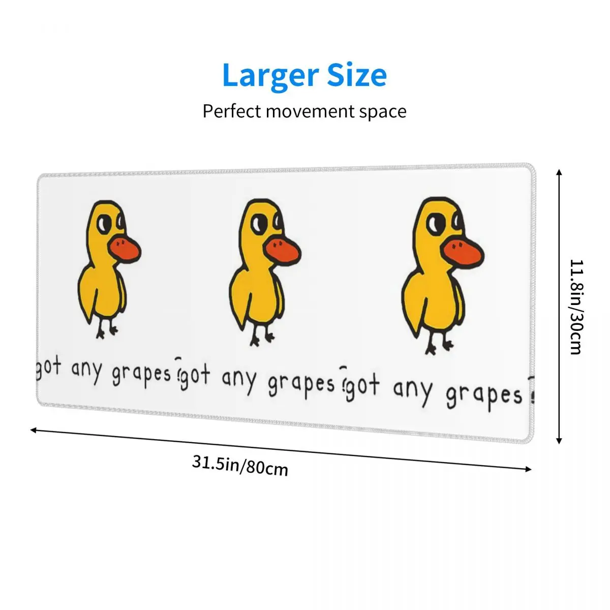 Got Any Grapes Large Mouse Pad Computer Keyboard Mouse Mat Gamer PC Laptop Desk Mat Office Accessories Table Mats