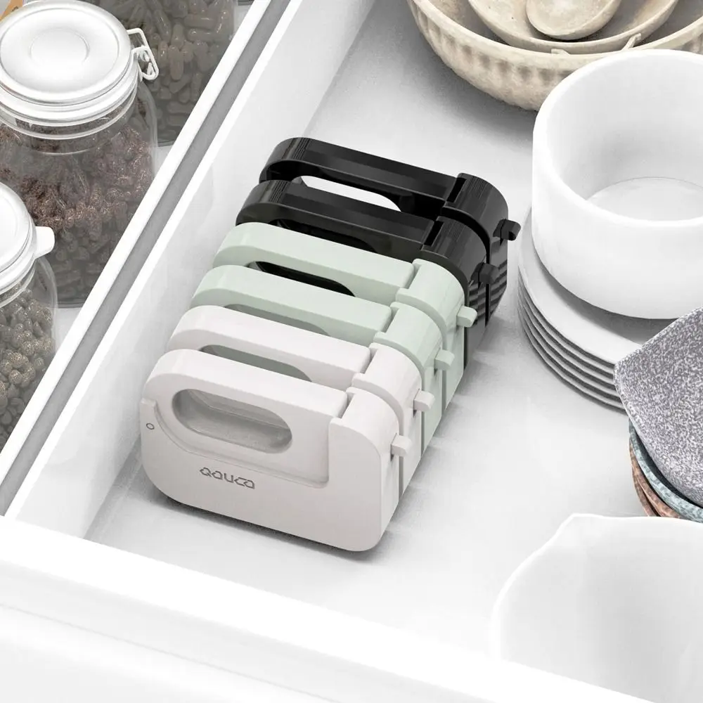 

3Pcs Portable Fresh Keeping Magnetic Square Food Sealing Clip Moisture-proof Plastic Bag Clip Sealed Bag Clamp for Home