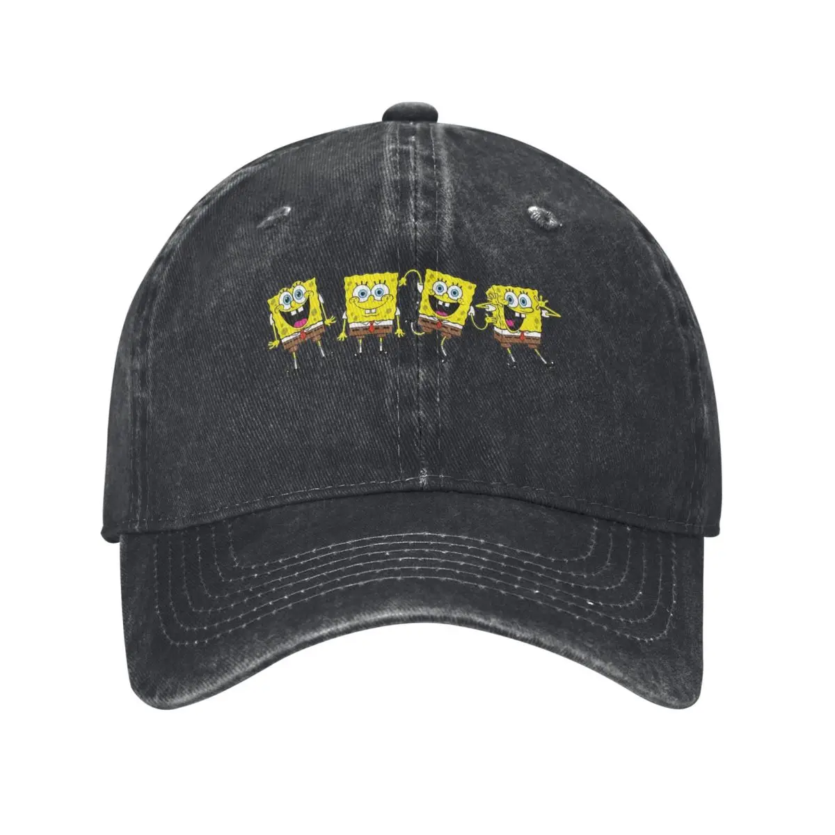 Spongebobs Baseball Cap Faces Running Hippie y2k Funny Hip Hop Dad Hats Men Adult Fashion Design Baseball Caps