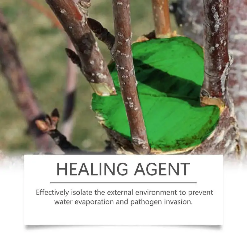 شجرة تضميد الجروح معجون شفاء لتطعيم جروح الأشجار مرهم خلع الملابس مع فرشاة لشجائر بونساي والورود و #2