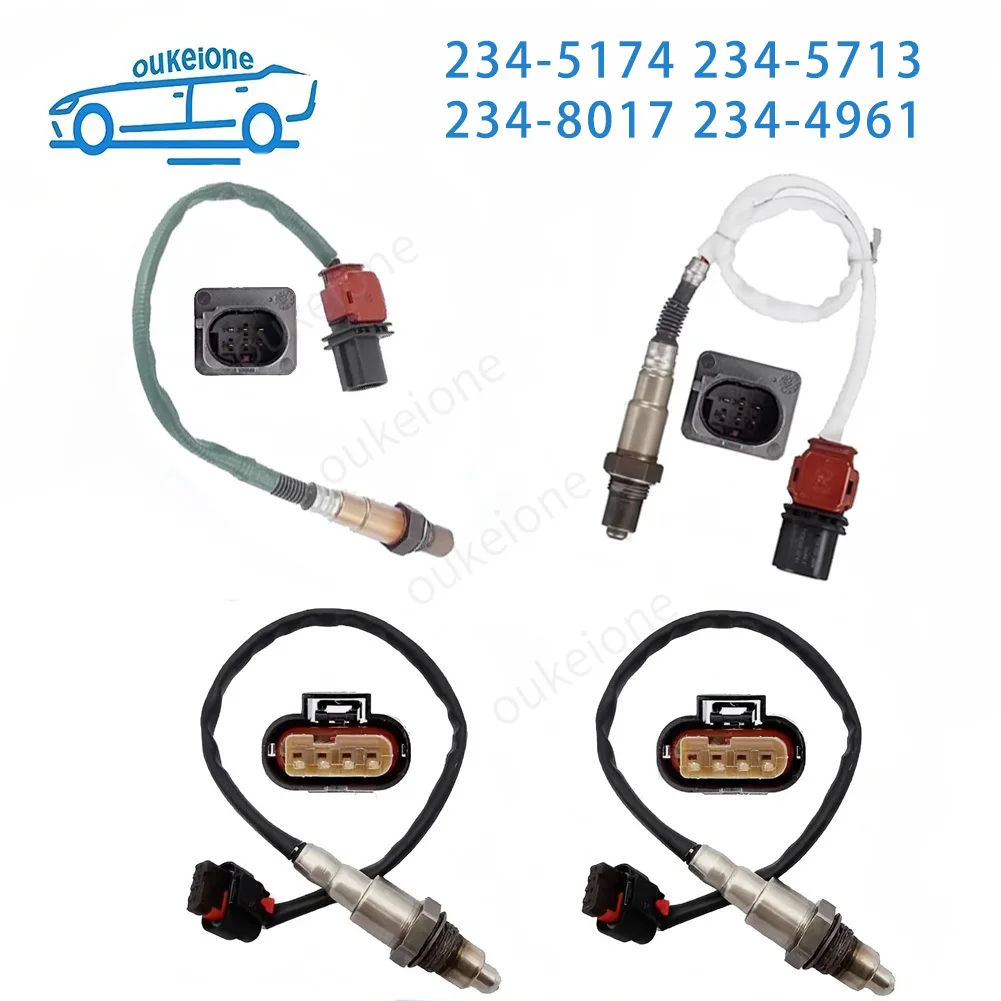 4Pcs For Ford F-150 2.7L 2015 2016 2017 Oxygen 02 Sensor Front Rear 4 or 5 Wires234-5174 234-5713 234-8017 234-4961 Car Parts