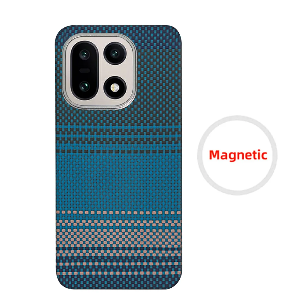 Voor OnePlus 15-telefoonhoesje Kevlar aramidevezel harde schaal koolstofvezel ultradunne lichtgewicht magnetische zakelijke beschermhoes