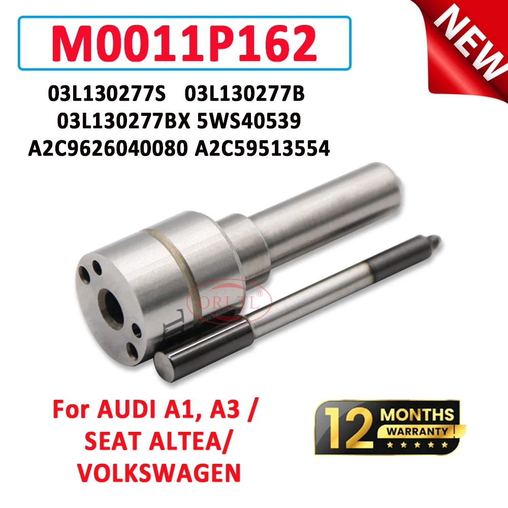 

ORLTL M0011P162 Форсунка дизельного топлива ALLA162PM011 DLLA162PM011 03L130277B для AUDI A1, A3 GOLF MK6 PASSAT, POLO MK5