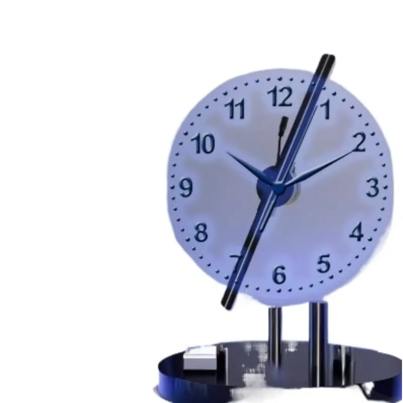 New creative intelligent technology sense stereoscopic digital projection dynamic display diy background luminous petal clock