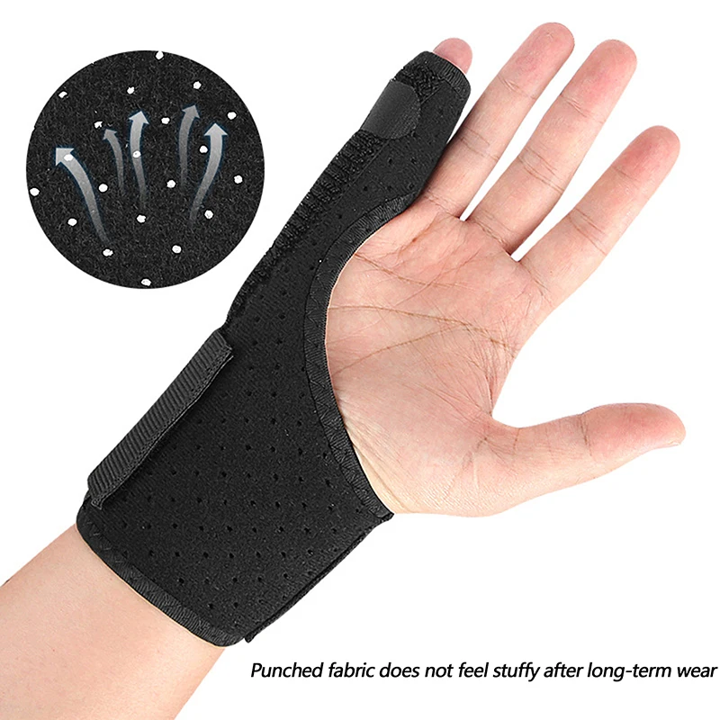 Finger Splint Brace With Aluminum Plate Finger Stabilizer Glove Tendon Sheath Protector Little Finger Fixing Support