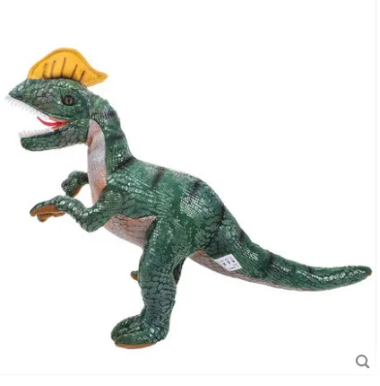 new real life plush dragon toy green dinosaur doll gift about 35cm