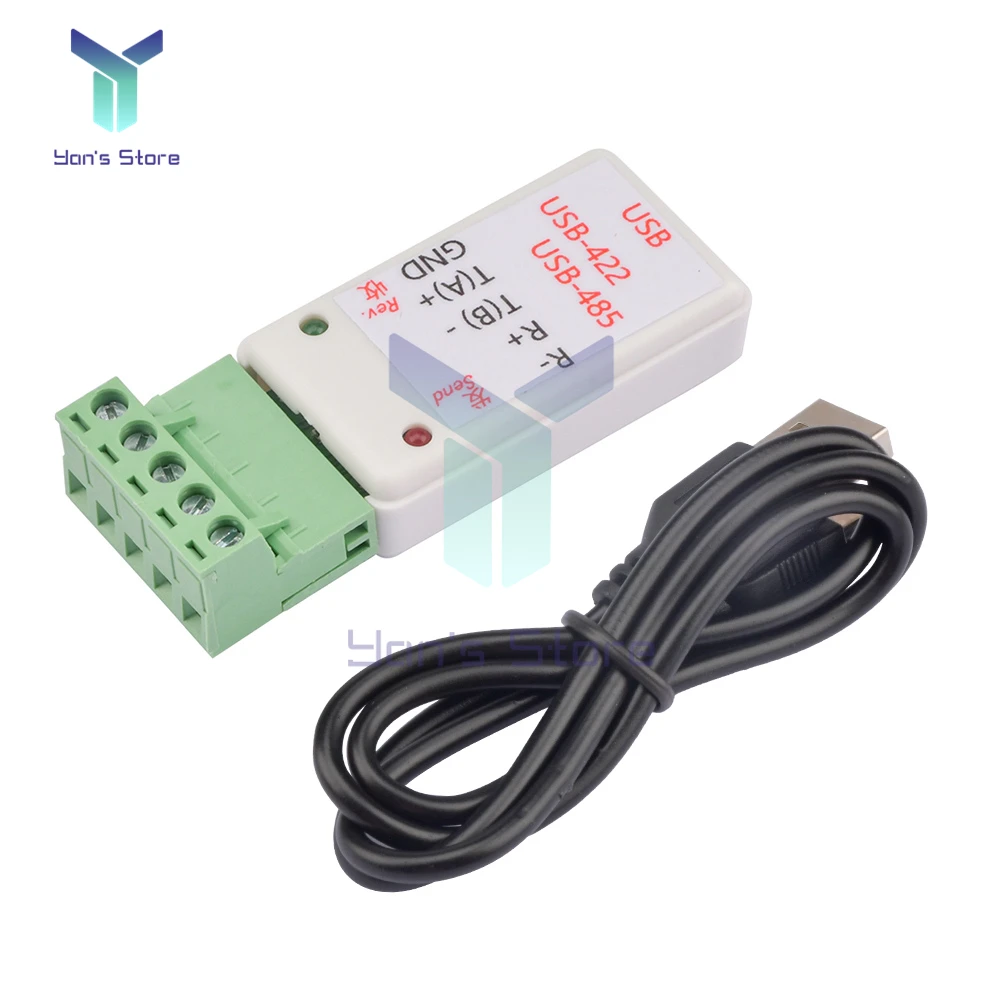 Usb para 485 422 Serial Conversor Adaptador Ch340t Chip com Led Indicador Tvs Proteção contra Surtos Rs422 Rs485