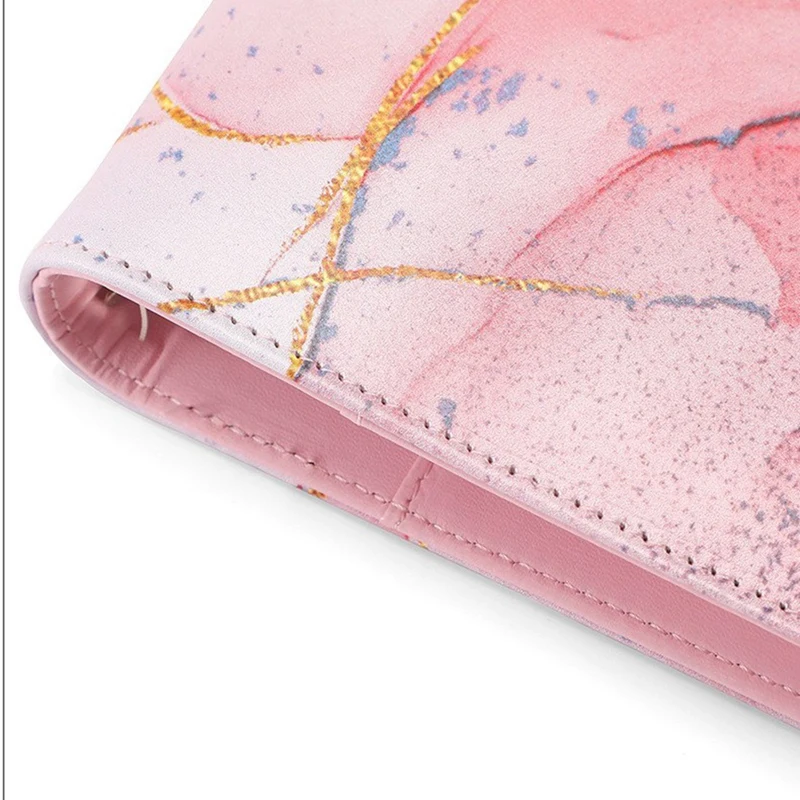 A6 Marble Colorful Money Budget Planner Binder Zipper Envelopescash Envelopes For Budgeting Organizer For Budget Binde