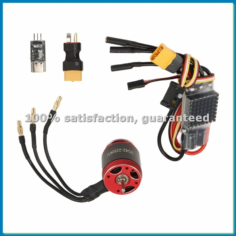 

Бесщеточный мотор-редуктор RC Crawler Car 3542 1850/2250KV AM32 OSP 80A ESC 2-6S для радиоуправляемых машин SCX10 90046 TRX4 TRX6 B-A79M