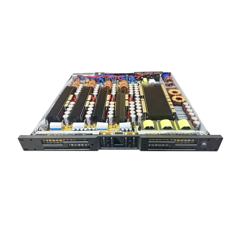 4*450W Digital Power Amplifier with DSP 4-Channel Class-D Audio Power Amplifier 1U Digital Audio Receiver