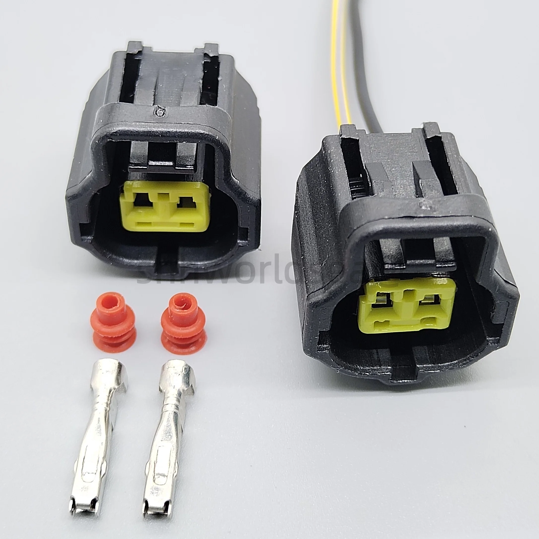 shhworldsea  2 Pin 178392-6 178390-2 AC Assembly Car Plug For Honda Water Temperature Sensor Socket 184151-1 184152-1 184154-1