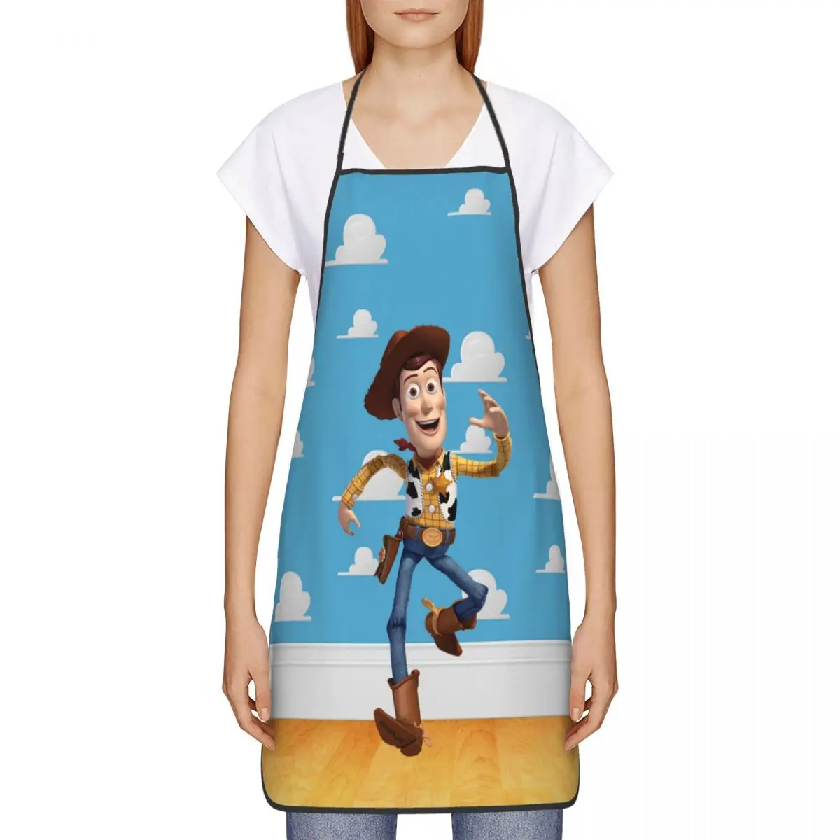 Custom Unisex Toy Story 4 Aliens 3685 Bib Apron Adult Women Men Chef Tablier Cuisine for Cooking Kitchen Gardening