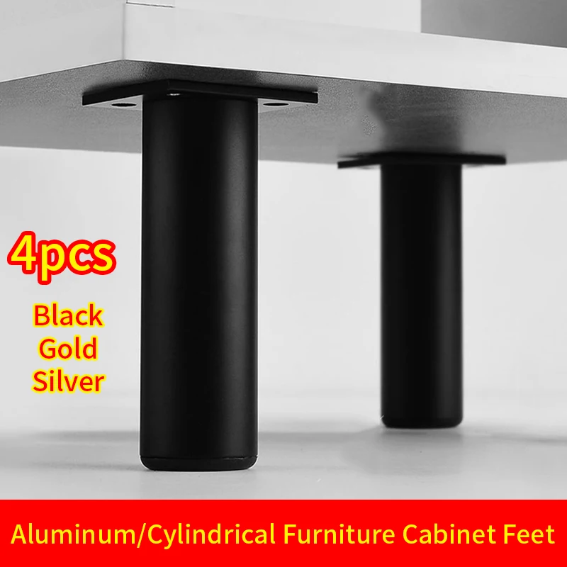 Aluminum Kitchen Cabinet Feet Furniture Feet Support Column Bed Feet Cabinet Feet Adjustable TV Cabinet Legs Bathroom