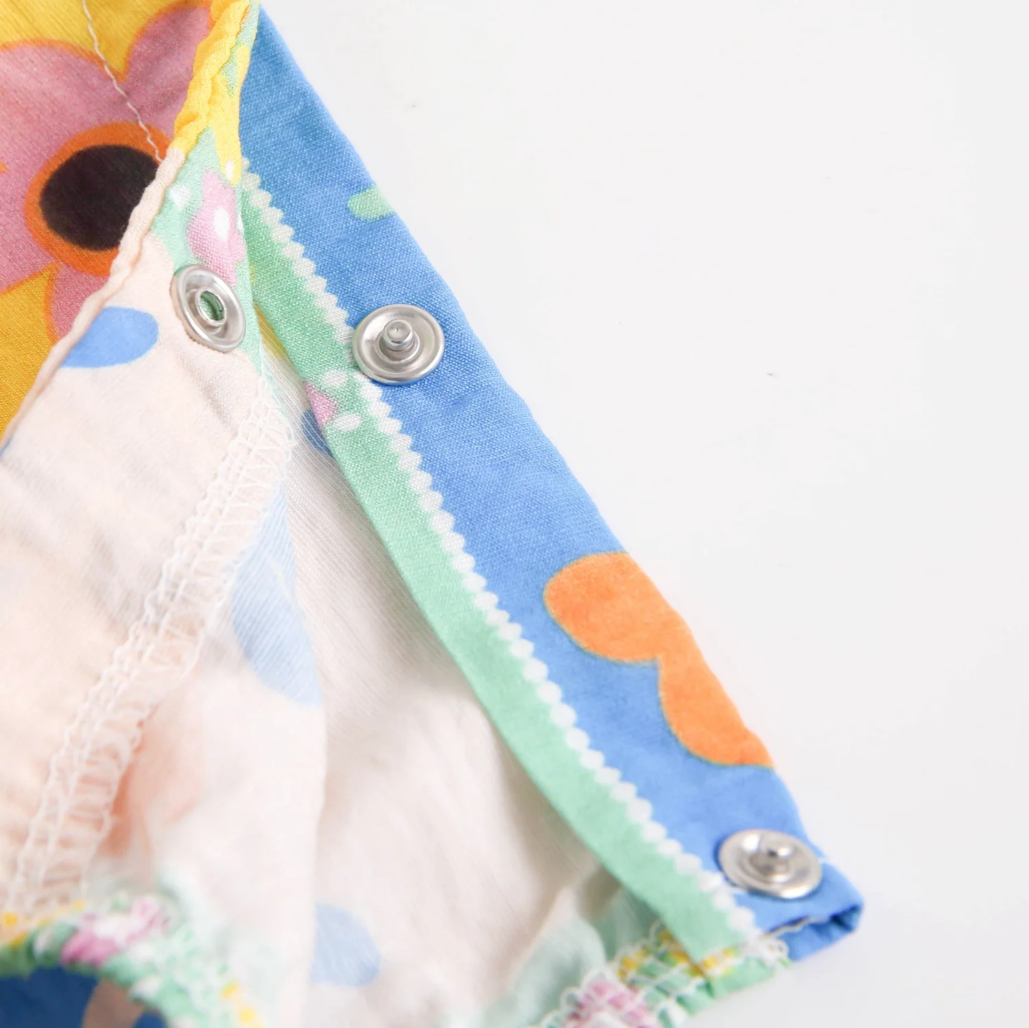 Fotografia 6: Macacões de Verão para Bebês Meninas com Estampa de Flores, Roupas Casuais Sem Mangas