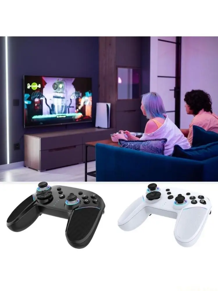 E56B Wireless Game Controller Ergonomic Joystick Handlepad with Programmable Button