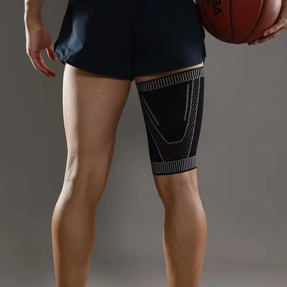 

Компрессионные рукава для ног, дышащие компрессионные рукава для бедра, впитывающие пот, эластичные спортивные носки, рукава