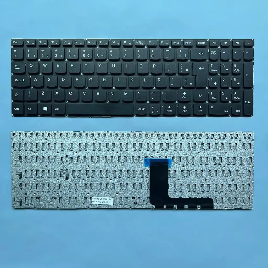 Teclado Brasileiro 110-15IBR para Lenovo IdeaPad 110 Touch-15AC 110-15IKB 110-15ACL 110-15AST 510-15ISK 510-15IKB v110-15ast