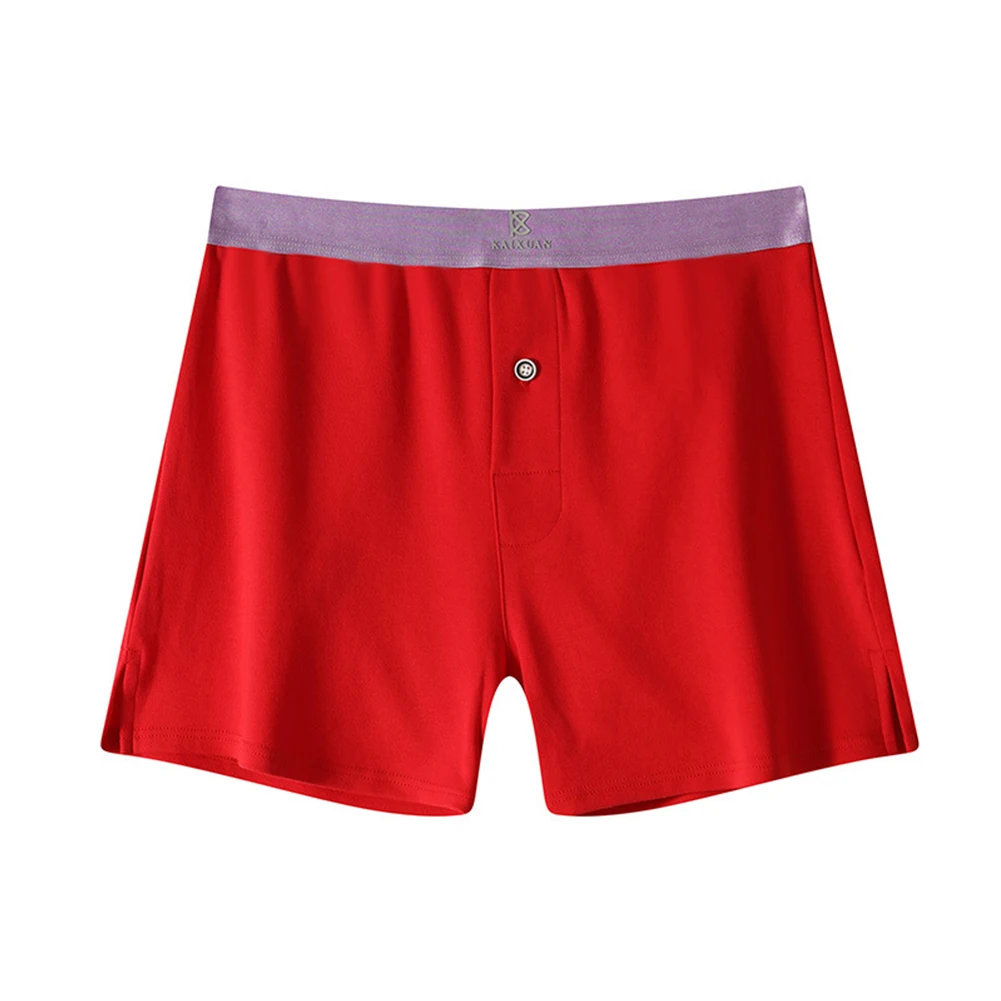 

Casual Wear Men Boxer Shorts Letter Print Boxer Trunks Solid Print Trunks 95 Cotton Material Breathable Fabric
