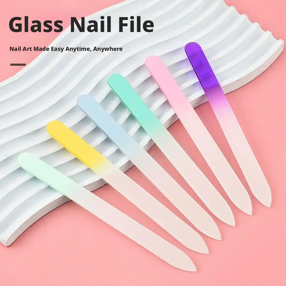 Glas-Nagelfeilen für Naturnägel Doppelseitige Polier-Kristallnagelfeile mit Etui Maniküre Salon Nagelpflege für Frauen Mädchen – Detail 20