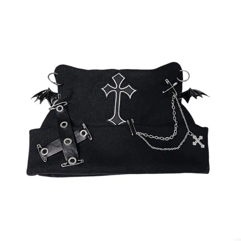 y5jd cosplay ناعمة قبعة متماسكة في الهواء الطلق المراهقين أغطية الشارع الجمجمة لركوب التزلج على التزلج #2