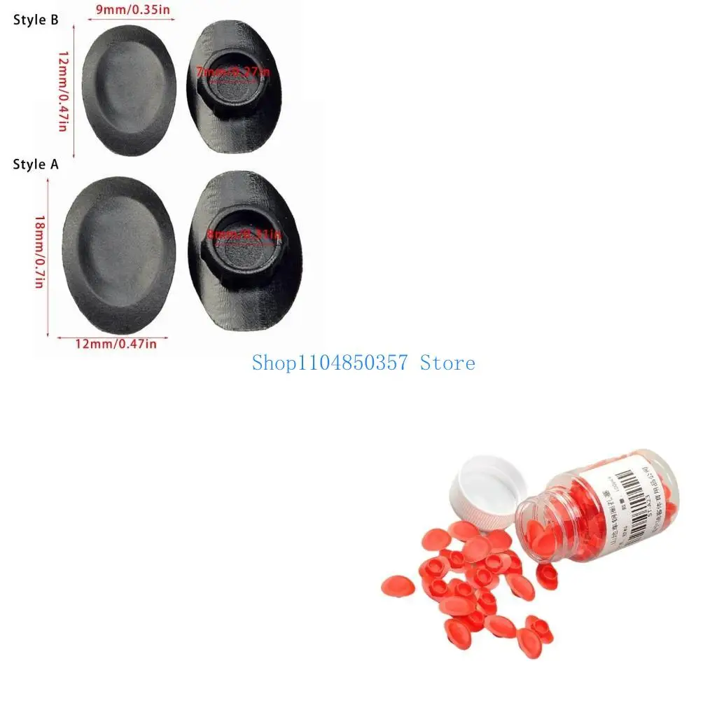 

100Pcs Plastic Bike Rims Plugs Eyeleted Rims Bicycles Wheel Plug Bike Tire Pad Steel Rings Hole Plug Cycling Replacing Parts