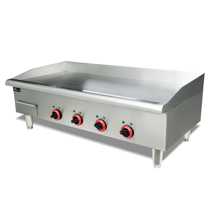 

Commercial Stainless Steel Counter Top Flat Plate Hamburger Commercial Kitchen Griddle Griddle Electric Griddle Grill