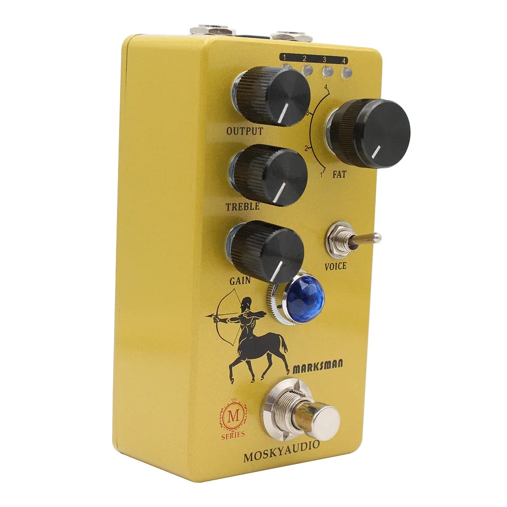 MOSKY Marksman Guitar Pedal High Gain Distortion Overdrive Electric Guitar Effects  4 Modes for Guitar Bass Accessories