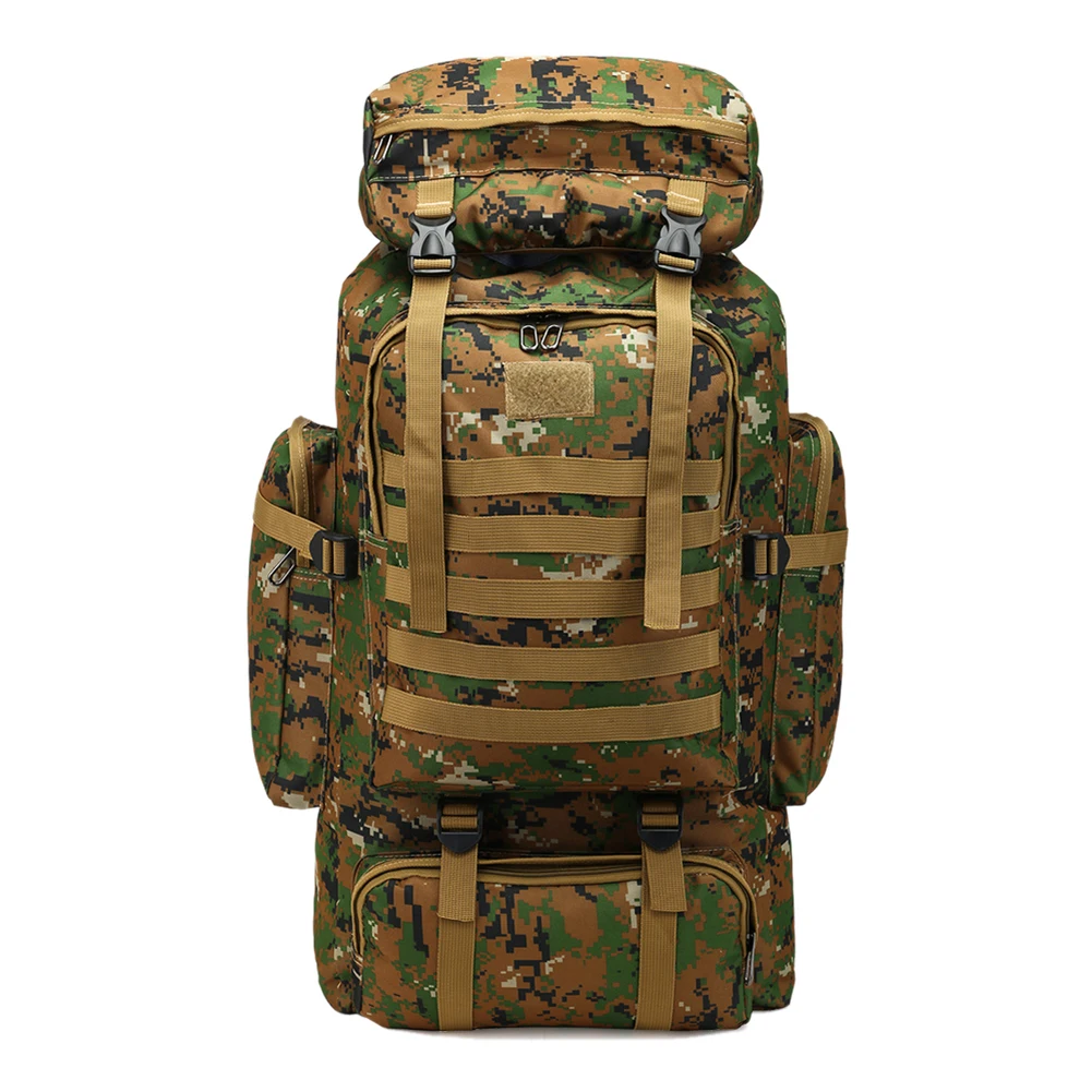 Waterproof 600D Oxford Cloth 80L Backpack Outdoor Training Hiking Molle Knapsack