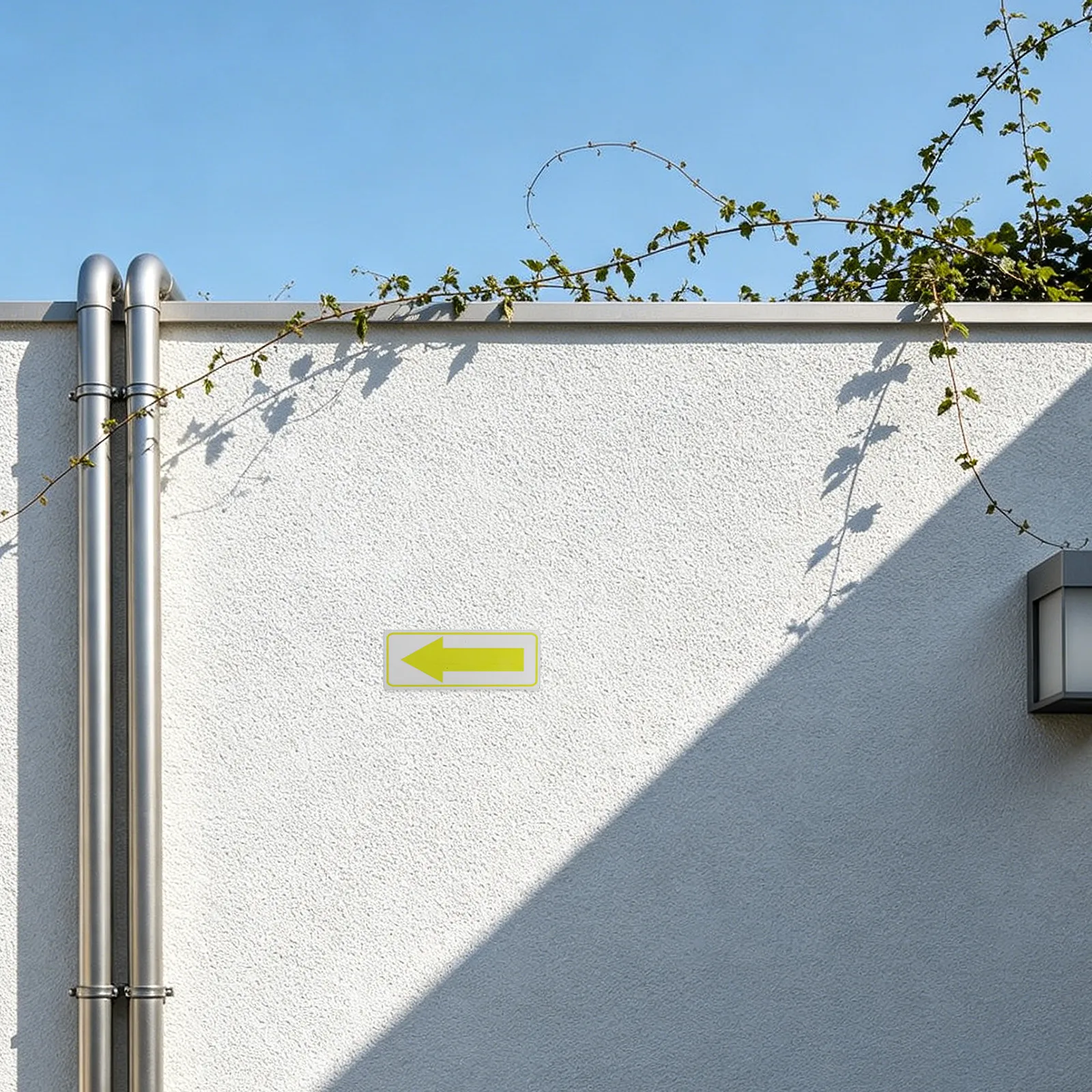 Reflective Arrow Sticker Aluminum Directional Sign 20Cm High Visibility Mailbox Yard Outdoor Wayfinding Marker Street Home