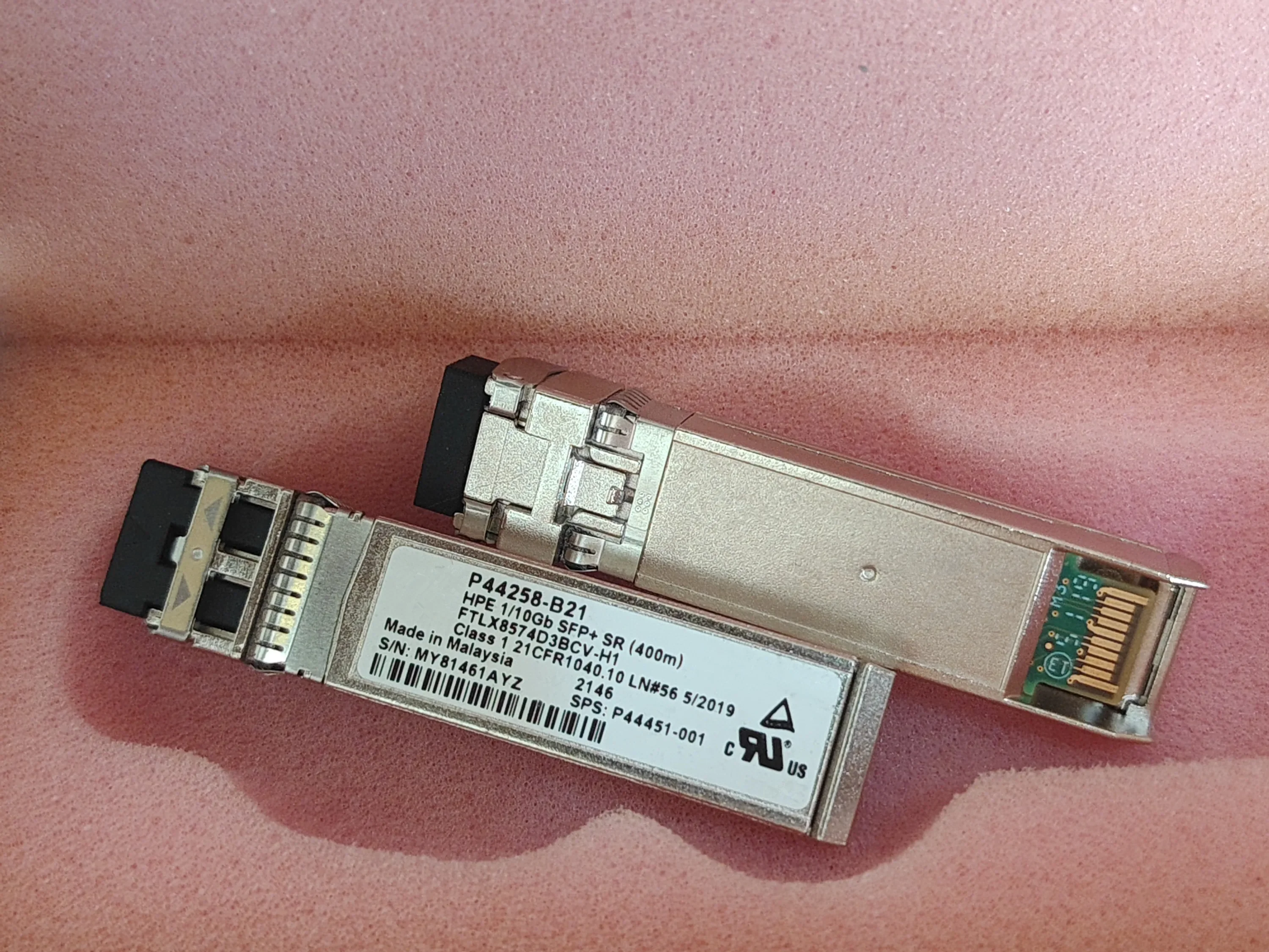 p44451-001-p44258-b21-ftlx8574d3bcv-h1-sfp-10g-transceiver-10gb-sfp-sr-optical-fiber