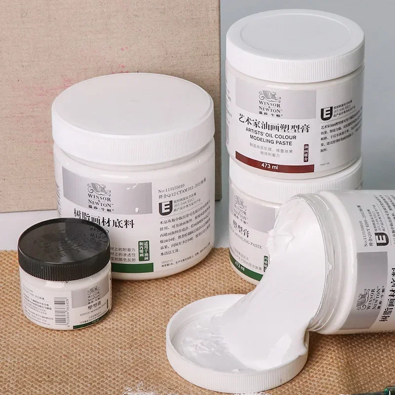 WINSOR & NEWTON Acrylic Blending Liquid Oil Acrylic Modeling Paste Acrylic Medium Gesso Diluent Painting Materials Ground