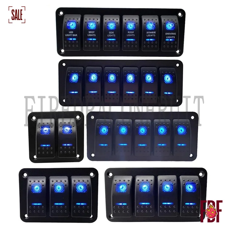 

Marine RV Campervan Boat Panel 12V 24V Universal Waterproof Caravan Boat Van Bed Modification Toggle