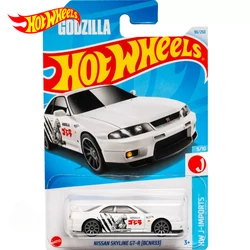 2024 Original Hot Wheels Car Nissan Skyline GT-R(BCNR33) Toys for Boys 1/64 Diecast Alloy Model Vehicle Collection Birthday Gift