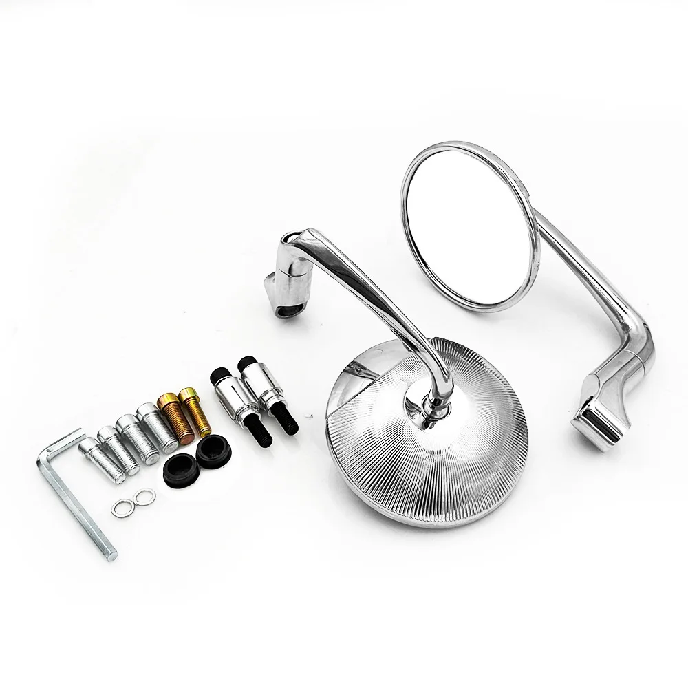 Motorbike Modification Reflector Handlebar Mirrors Reversing Mirrors CNC Universal Motocycle Rear View Mirror