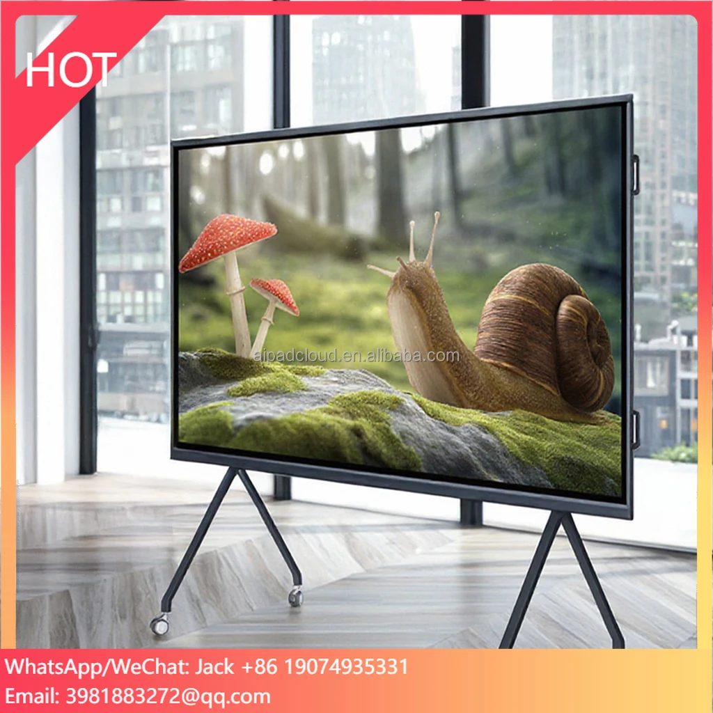 

Mimio Teach UHD 65 86 90 Inch Tablero Digital For Teaching 8K Touch Screen Teaching Board Android AI Camera Pizarra Interactiva