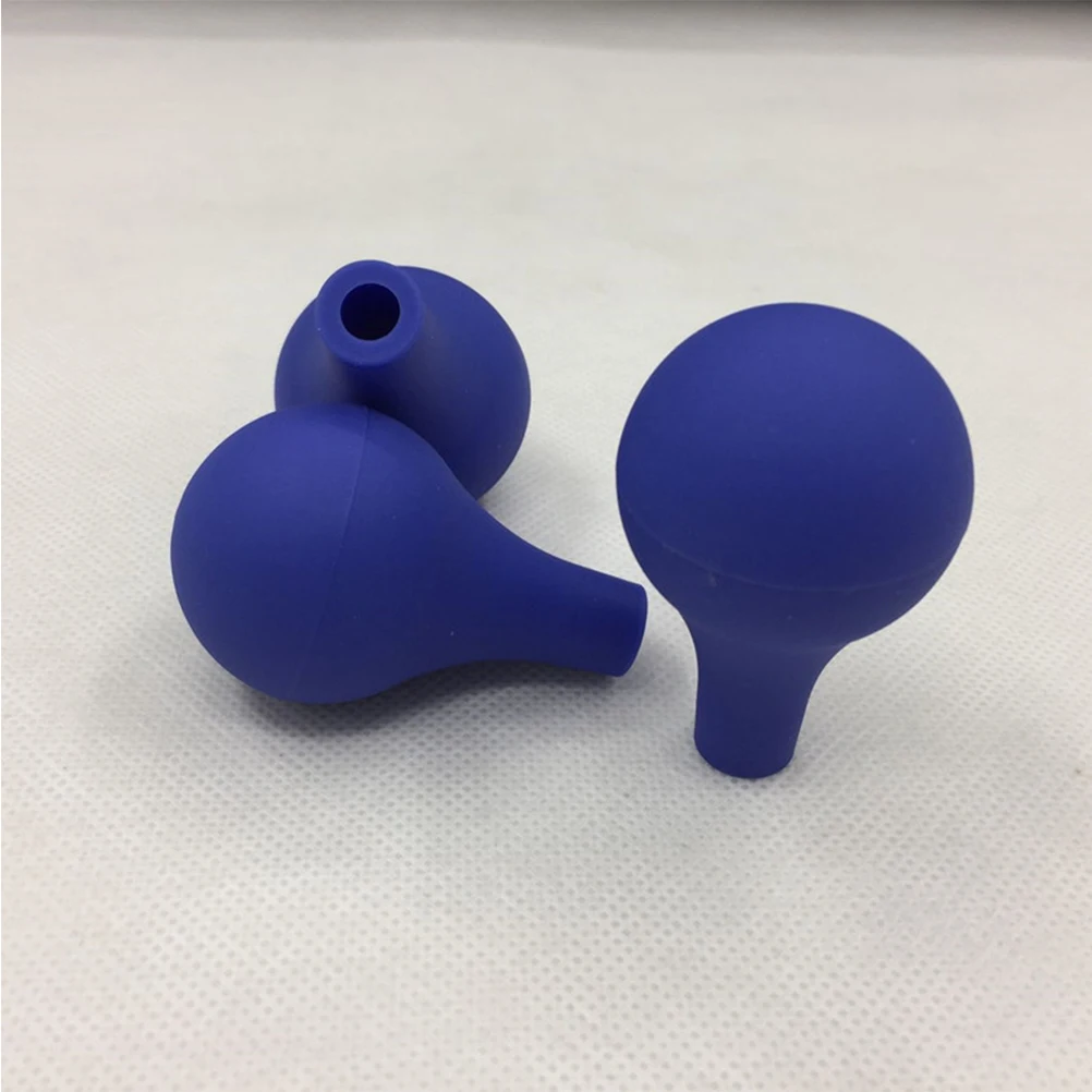 

5 Pcs Scale Drip Pipettes Blue Suction Ball Dropper Bulb Cap Electronic Screen